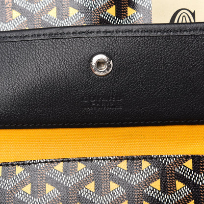 Goyard Goyardine Saint Louis Claire Voie GM Black Yellow 9 of 10