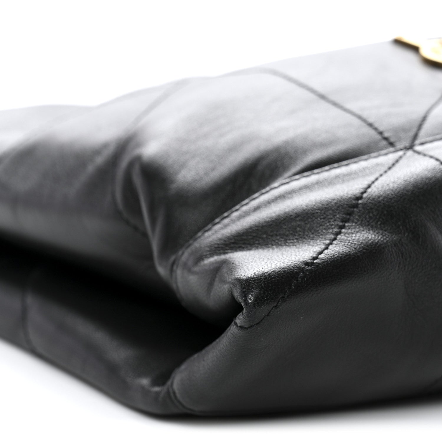 Saint Laurent Lambskin Matelasse Monogram Medium Jamie 4.3 Pochon Black 10 of 11