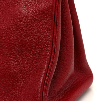 Hermes Taurillon Clemence Birkin 30 Rouge Garance 13 of 13