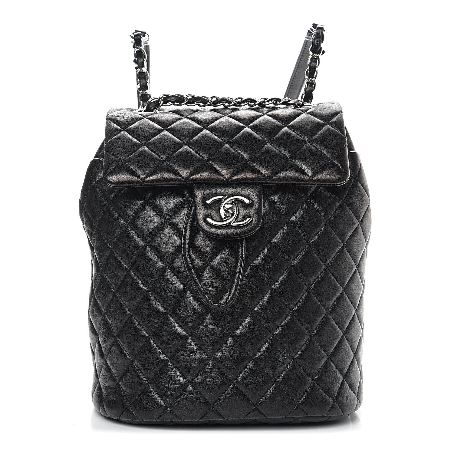 Chanel Lambskin Quilted Small Urban Spirit Backpack Black 1 of 14