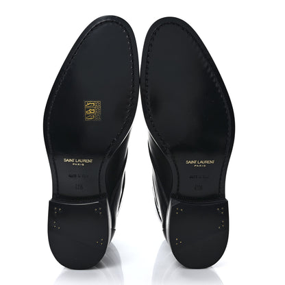 Saint Laurent Calfskin Dare 25 Jodhpur Ankle Boots 41.5 Black 5 of 9