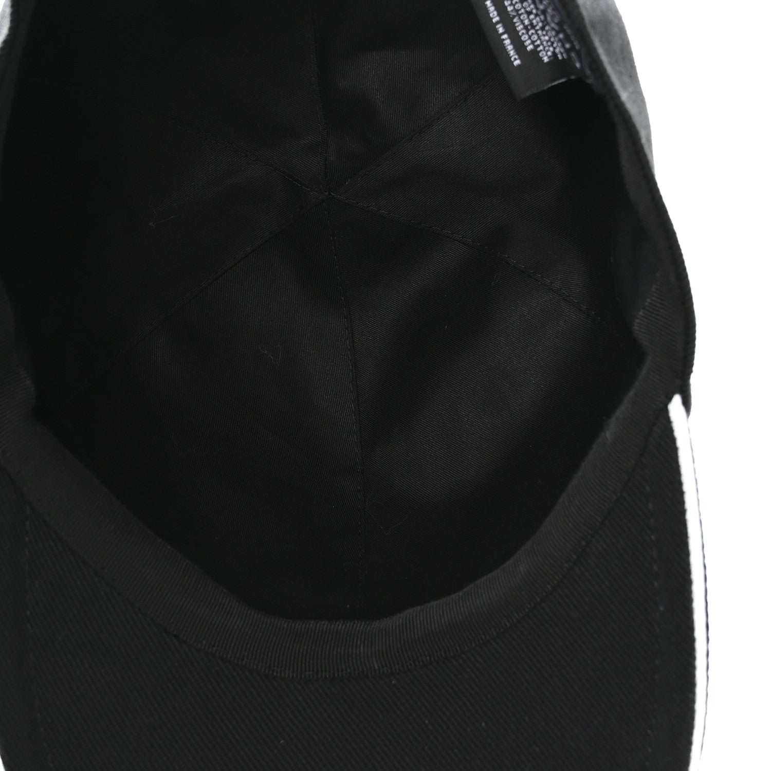 Chanel Cotton CC Cap Hat Black White 7 of 9