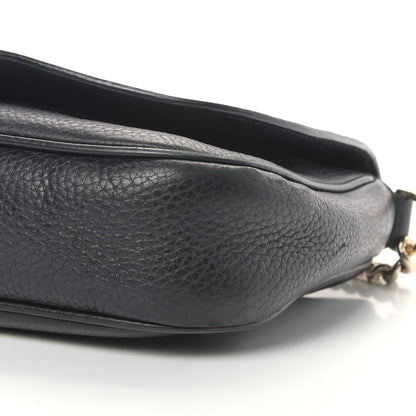 Gucci Pebbled Calfskin Medium Soho Flap Crossbody Black 7 of 21