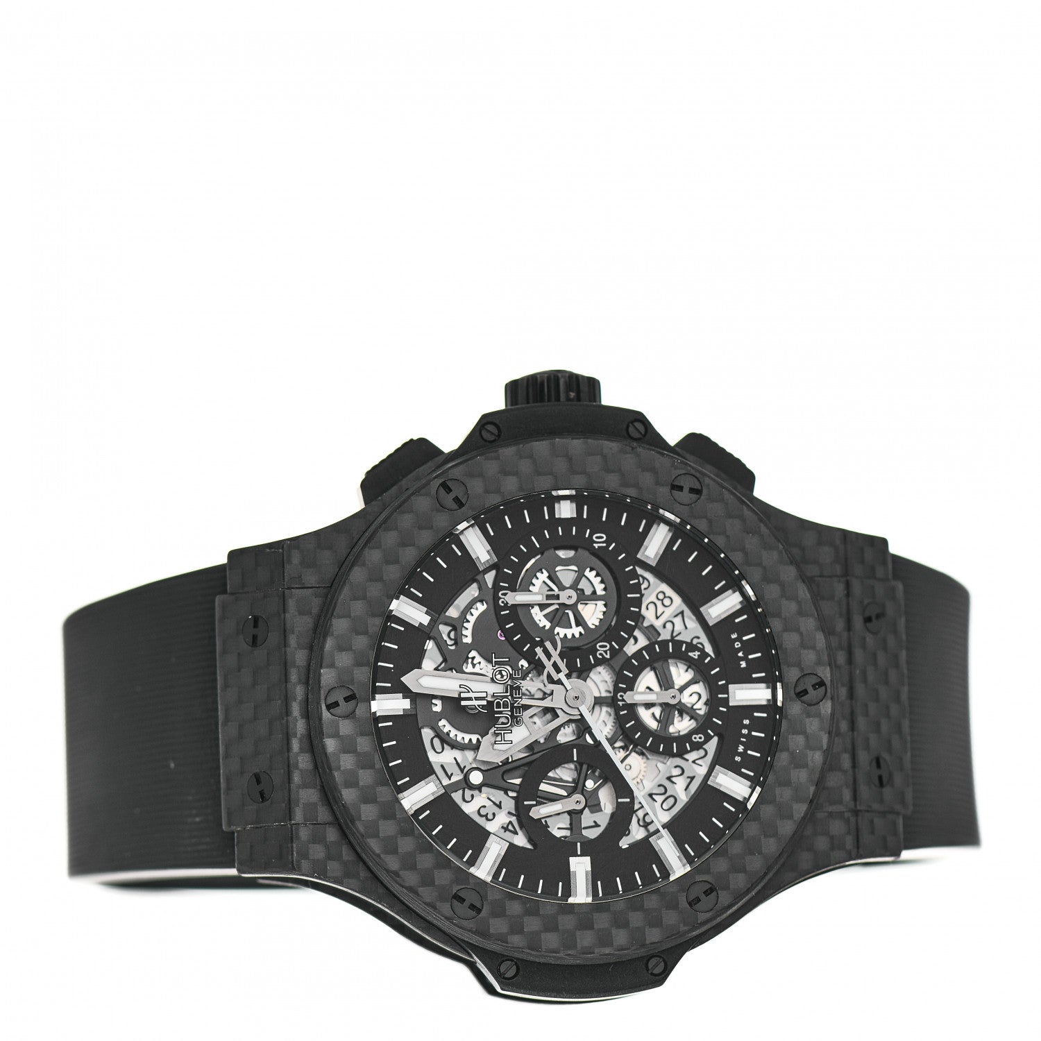 Hublot Carbon Rubber 44mm Big Bang AeroBang Black Magic Automatic Watch Black 311.QX.1124.RX 2 of 5