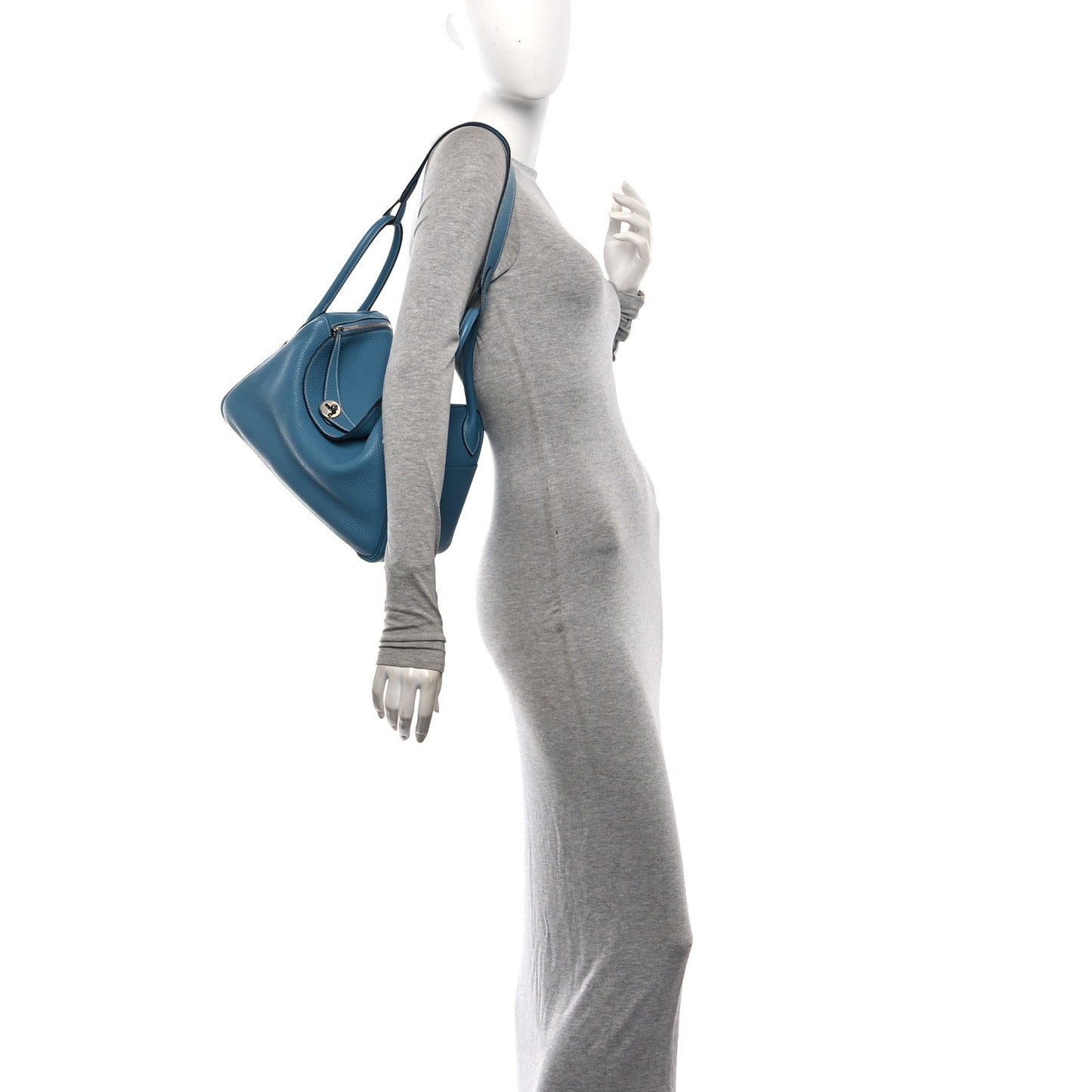 Taurillon Clemence Lindy 30 Bleu Jean