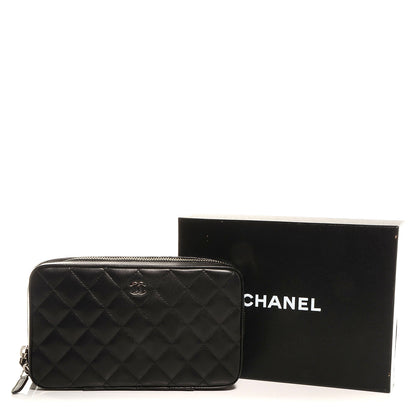 Chanel Lambskin Quilted Jewelry Case Black 5 of 8