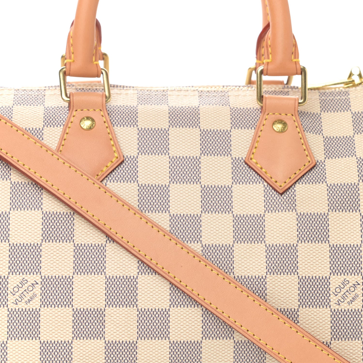 Louis Vuitton Damier Azur Speedy Bandouliere 25 8 of 10