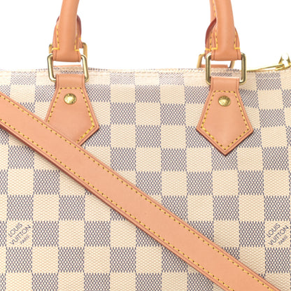 Louis Vuitton Damier Azur Speedy Bandouliere 25 8 of 10