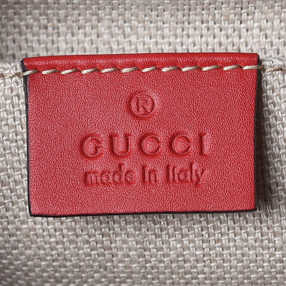 Gucci Calfskin Web Small Webby Bee Shoulder Bag Red 6 of 7