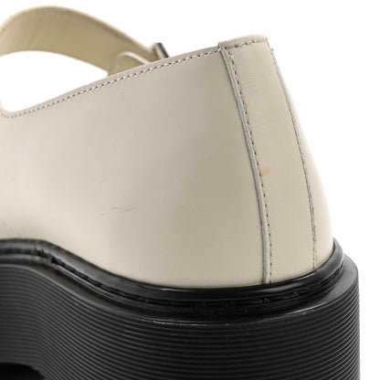 Hermes Calfskin Hoxton Oxford 35.5 Beige Glaise 9 of 11