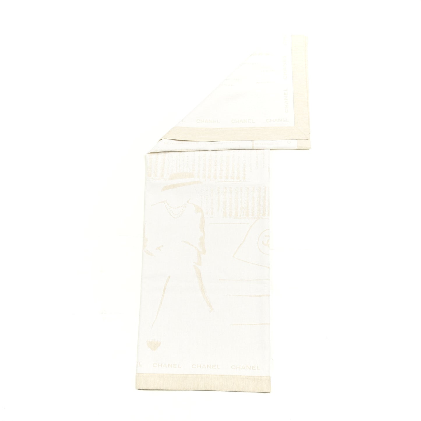 Wool Silk Lightweight Throw Blanket Beige