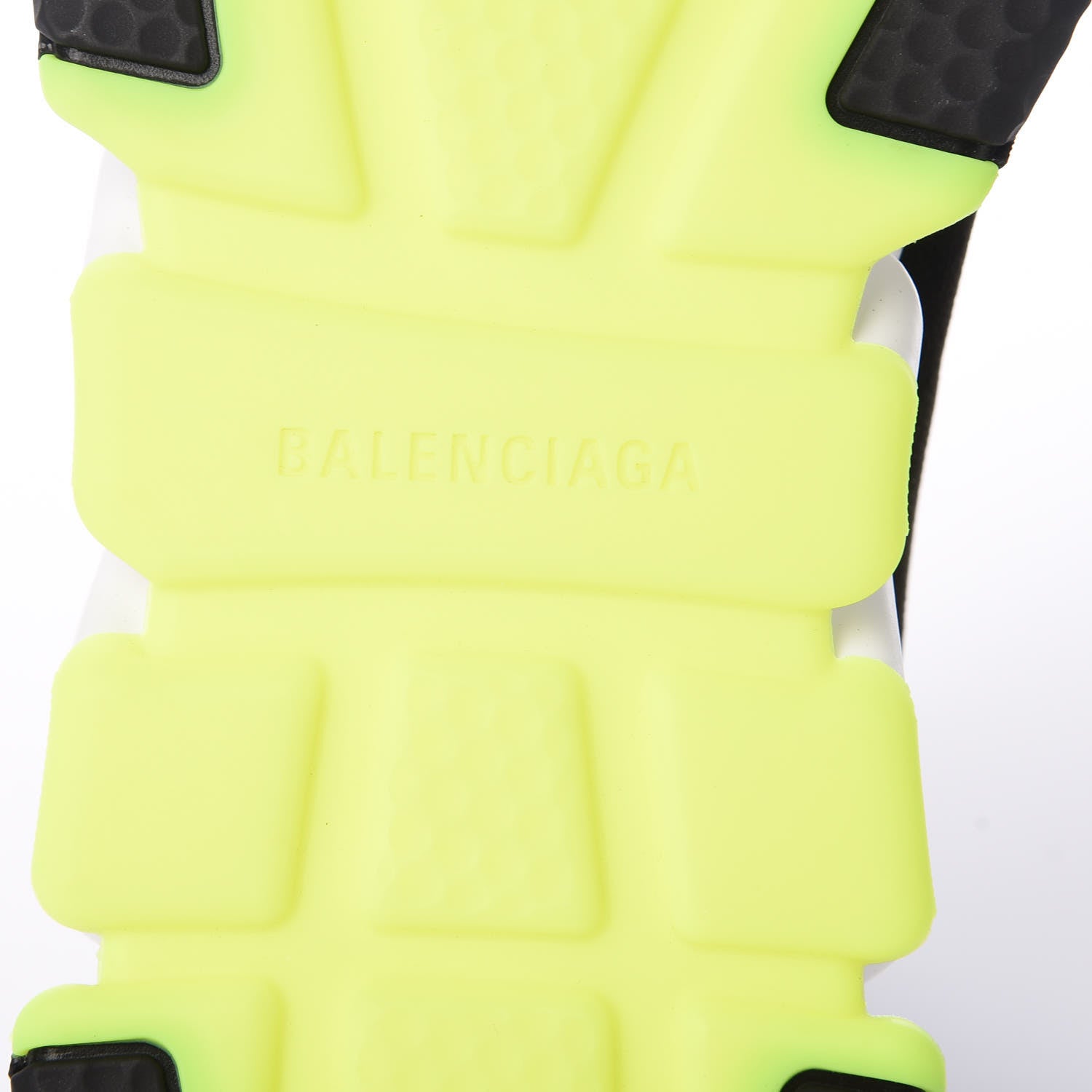 Balenciaga Neoprene Knit Mens Speed Sneakers 43 Black Yellow Fluo 6 of 10