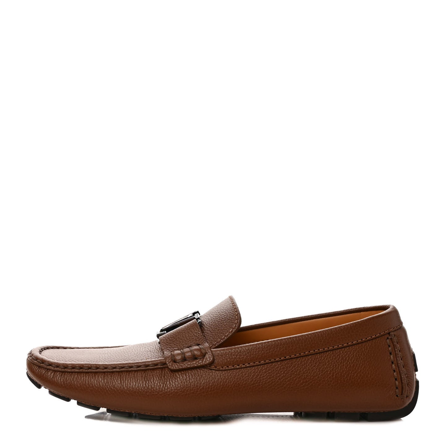 Calfskin Mens Monte Carlo Car Shoe Moccasin Loafers 8.5 Brown