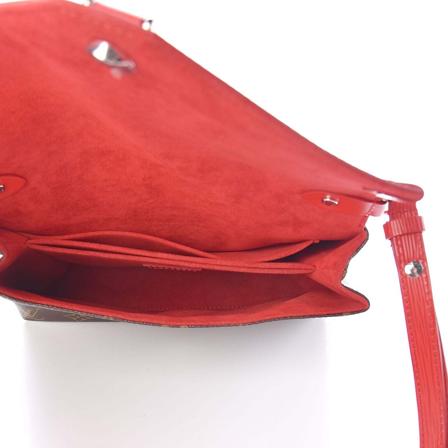 Louis Vuitton Monogram Epi Saint Michel Coquelicot 5 of 11