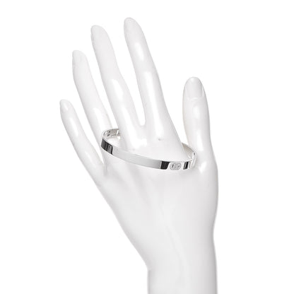 Hermes 18K White Gold Diamond PM H D'Ancre Bracelet ST 2 of 5