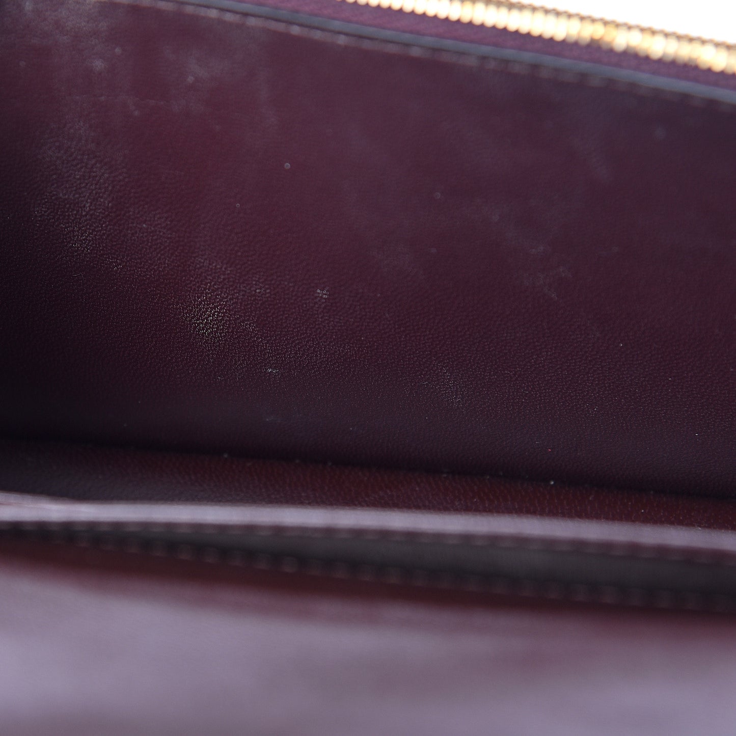 Natural Grained Calfskin Small Darley Satchel Oxblood