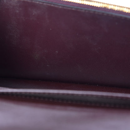 Mulberry Natural Grained Calfskin Small Darley Satchel Oxblood 11 of 12