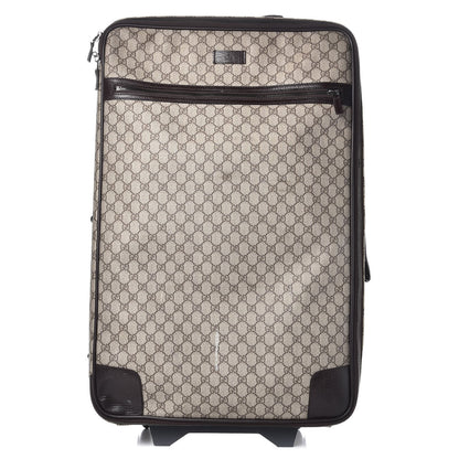 Gucci GG Plus Monogram Large Web Trolley Brown 1 of 26