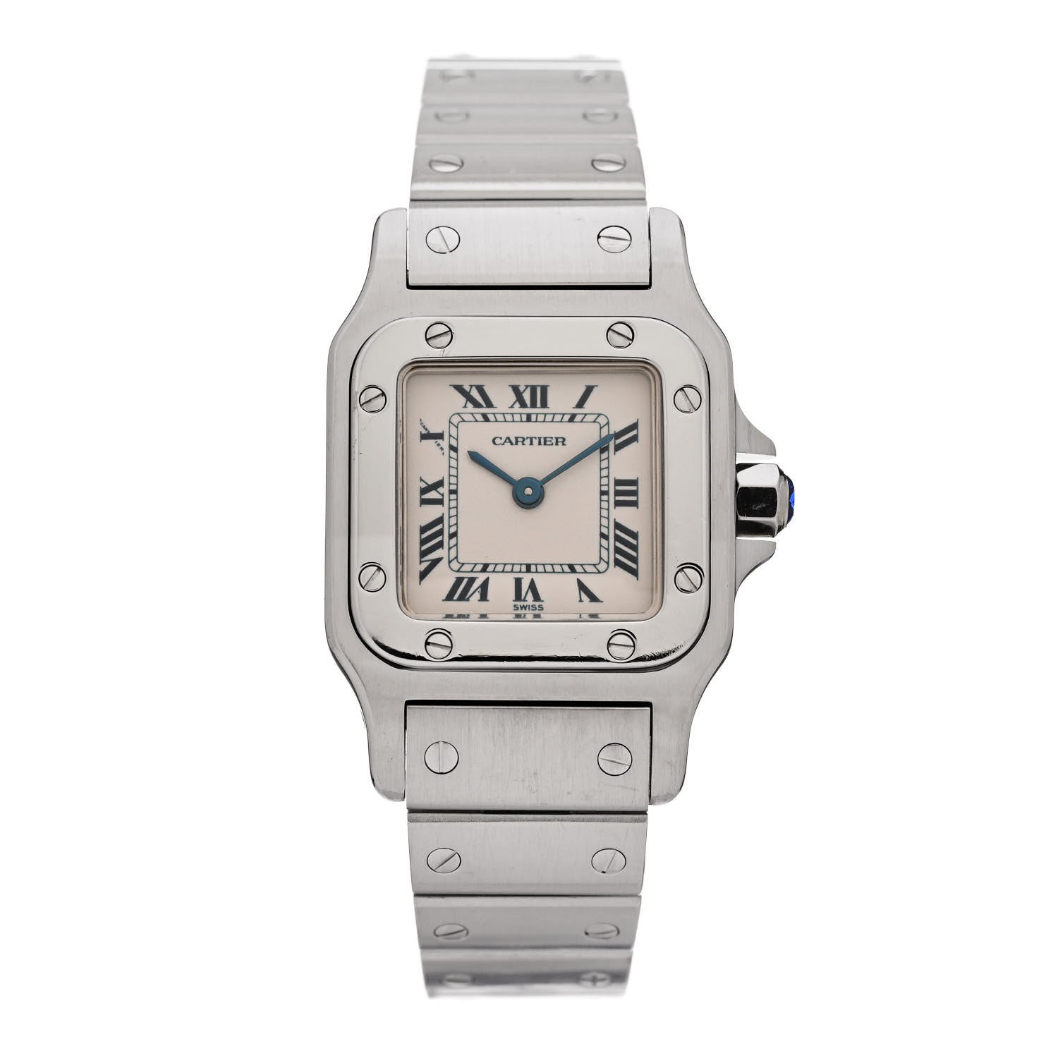 Cartier Stainless Steel 24mm Santos de Cartier Galbee Quartz Watch 1 of 4
