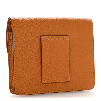 Hermes Chevre Mysore Roulis Slim Wallet Caramel 4 of 10