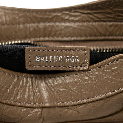 Balenciaga Agneau Classic Silver Hardware Mini City Dark Mink Grey 6 of 9