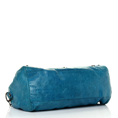 Balenciaga Chevre Classic Hardware Twiggy Aquamarine 5 of 10