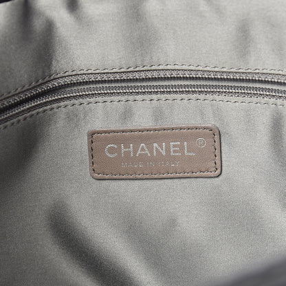 Chanel Lambskin Square Stitched Lax Accordion Shoulder Bag Black 5 of 10