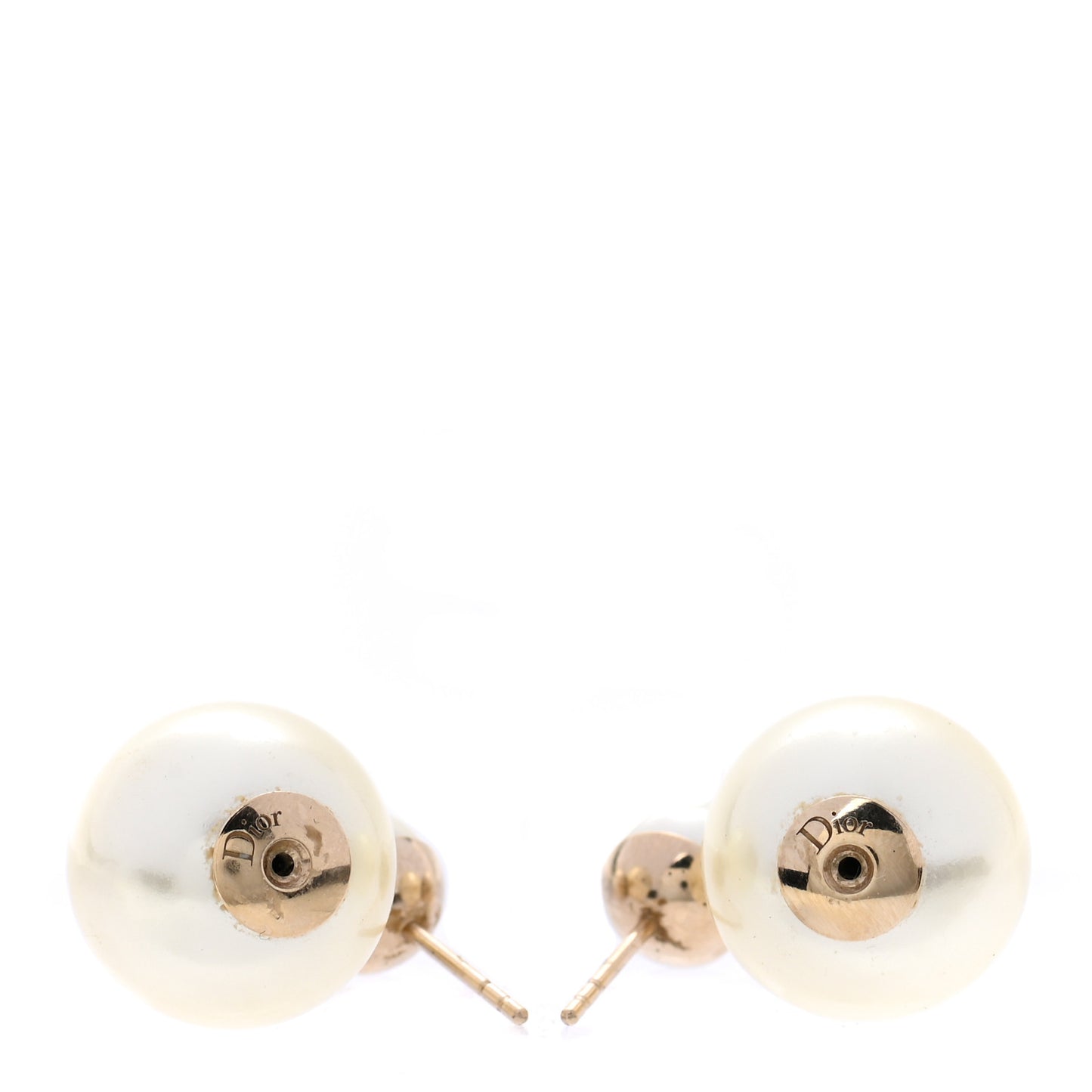 Pearl Mise En Dior Tribal Earrings Gold