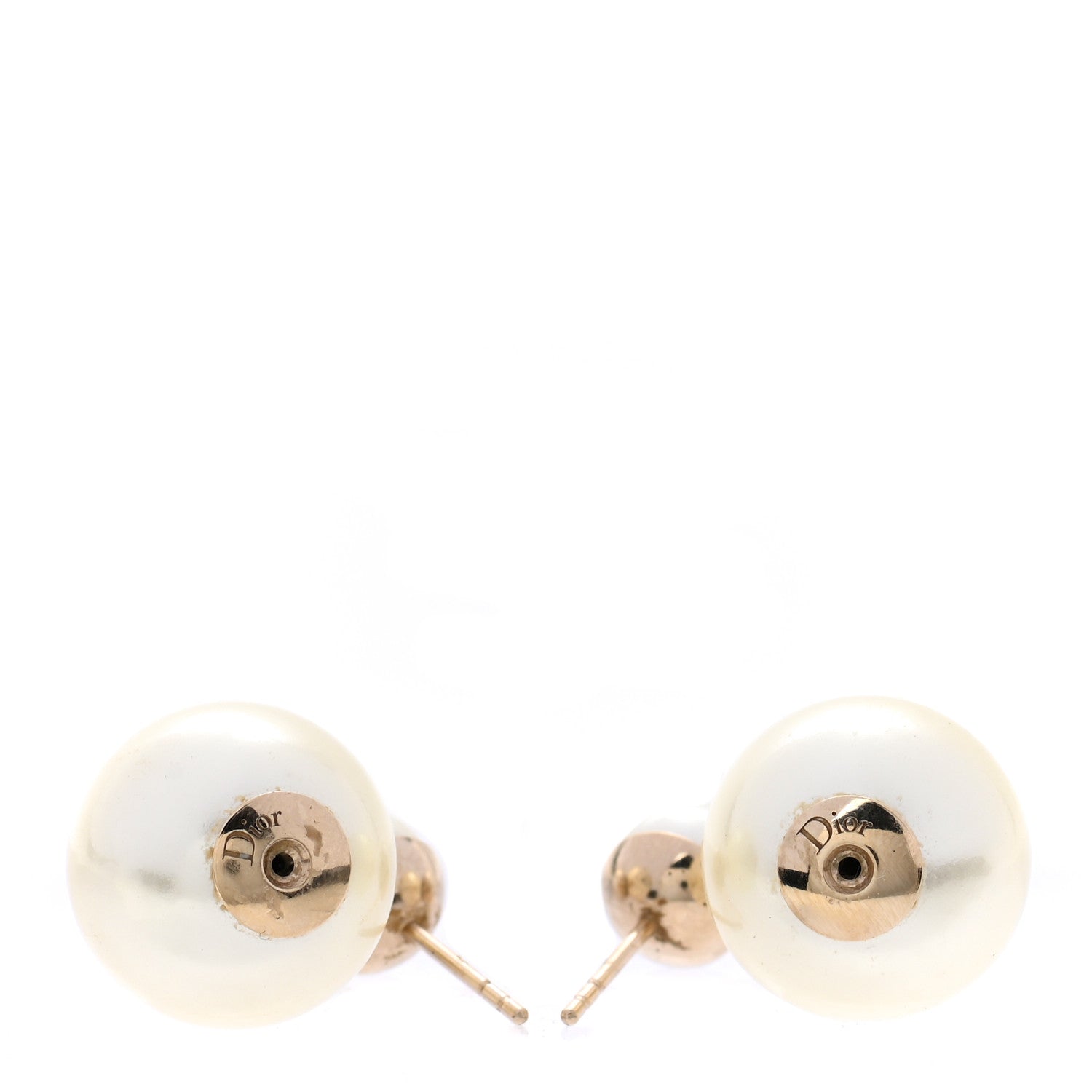 Christian Dior Pearl Mise En Dior Tribal Earrings Gold 3 of 3
