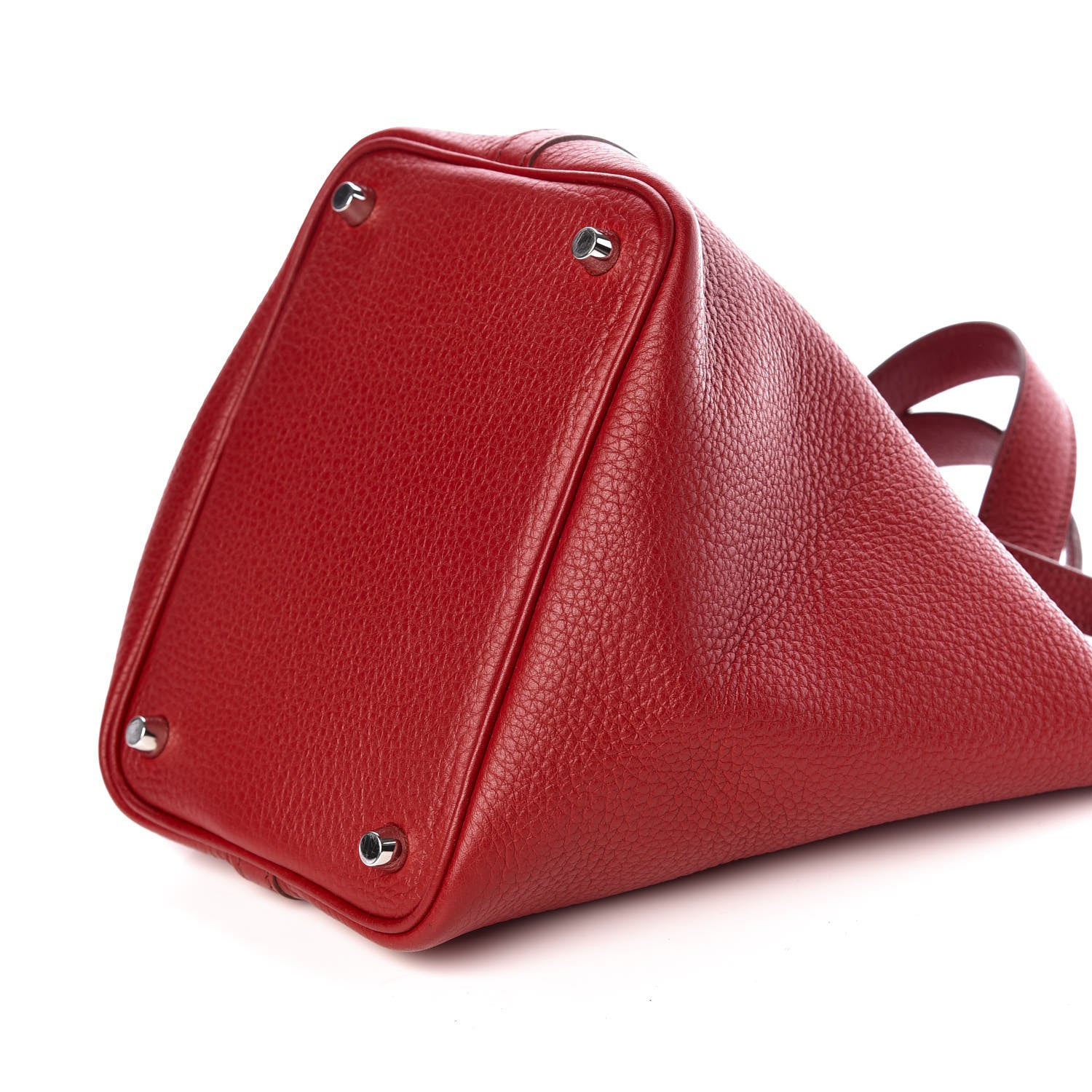 Hermes Taurillon Clemence Picotin Lock 18 PM Rouge Garance 9 of 9
