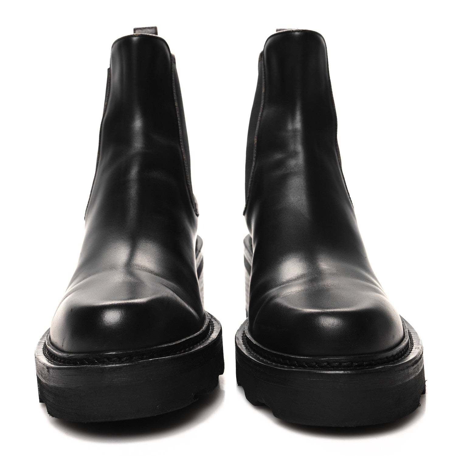 Louis Vuitton Calfskin Monogram Beaubourg Ankle Boots 40 Black 2 of 7
