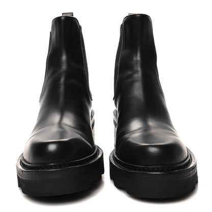 Louis Vuitton Calfskin Monogram Beaubourg Ankle Boots 40 Black 2 of 7