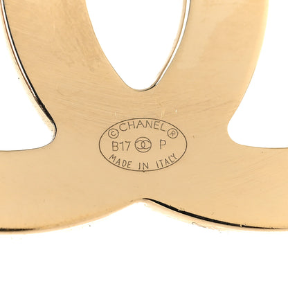 Chanel Metal CC Brooch Light Gold 3 of 4