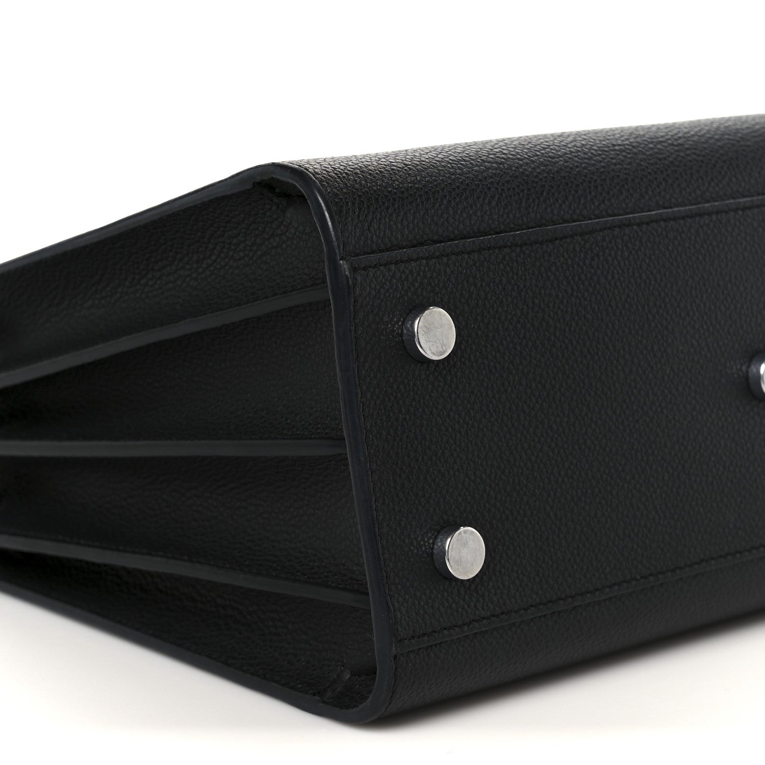 Saint Laurent Grained Calfskin Baby Sac De Jour Black 12 of 13