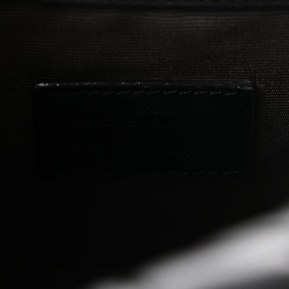 Louis Vuitton Calfskin Embossed Mini Cube Speedy Black 6 of 10