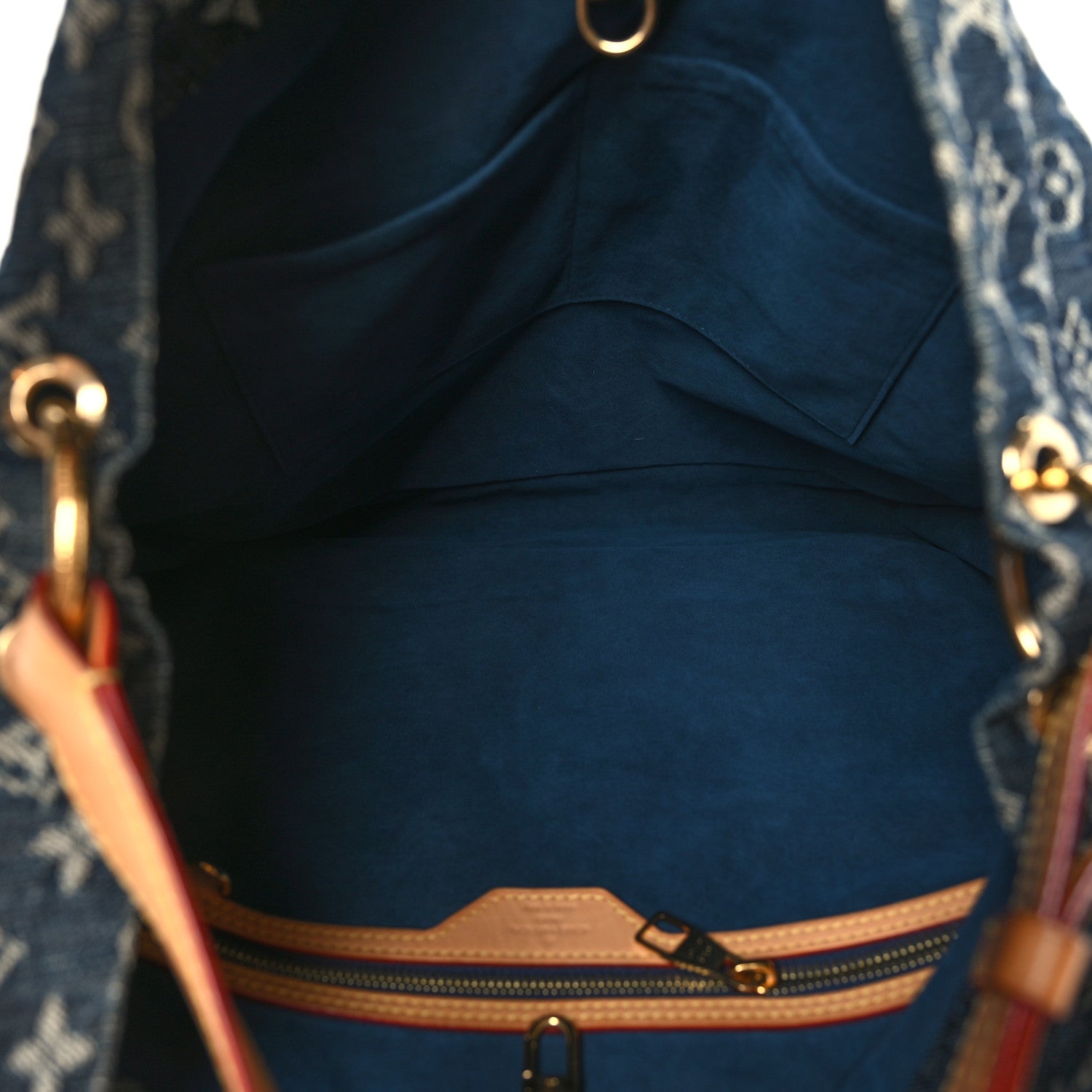 Louis Vuitton Denim Daily GM Gris Blue 5 of 9