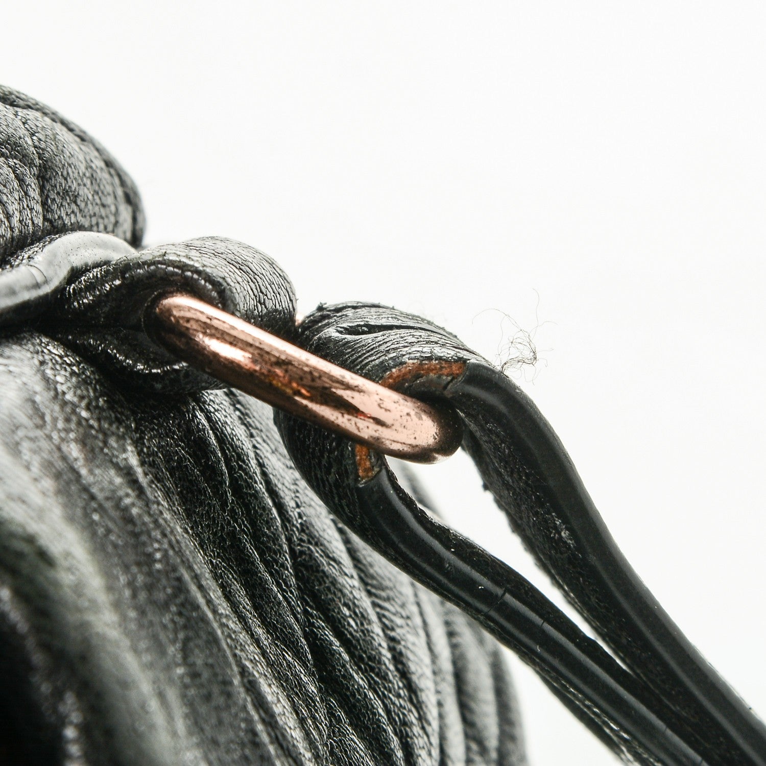 Alexander Wang Pebbled Lambskin Rockie Black Rose Gold Hardware 12 of 18