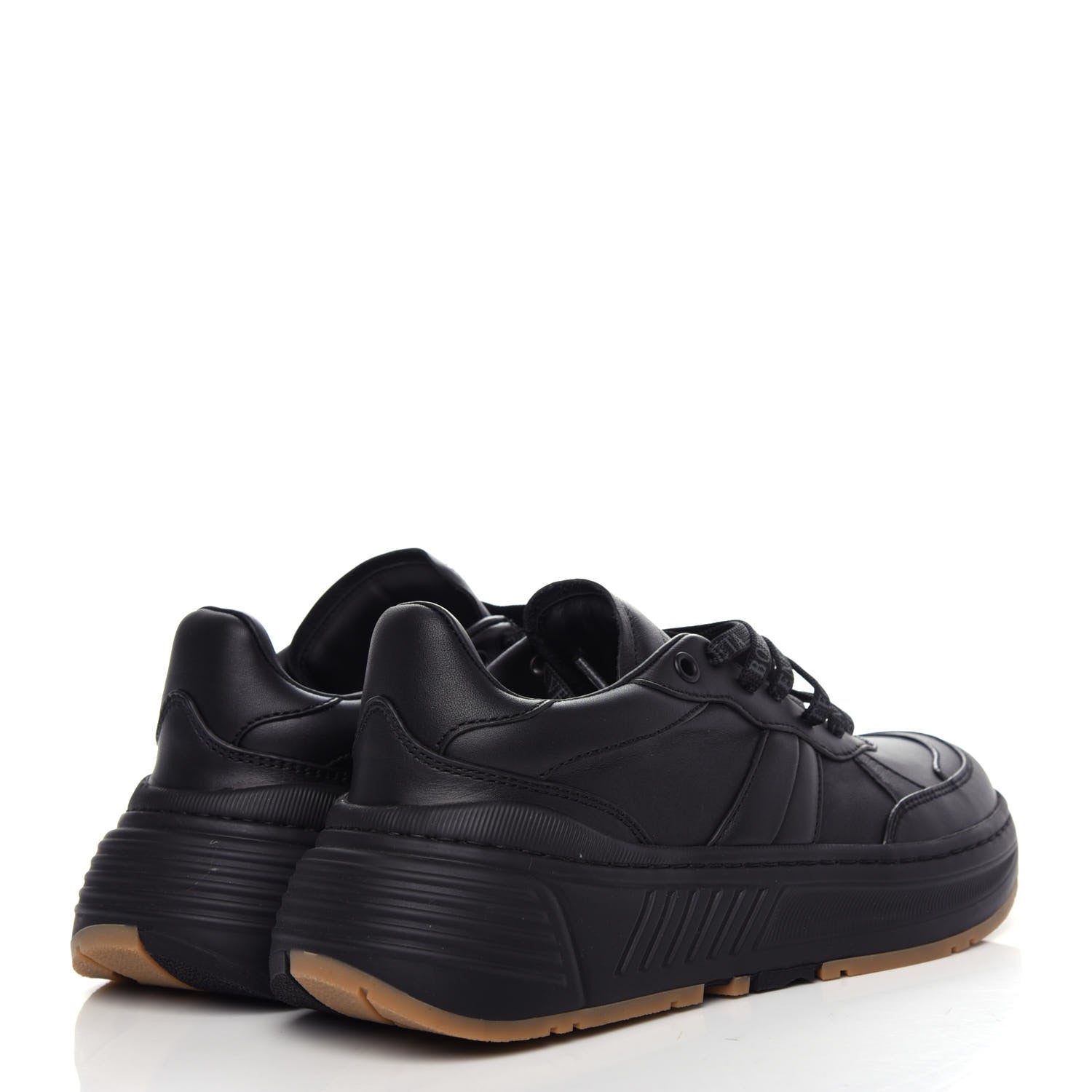 Bottega Veneta Calfskin Womens The Speedster Sneakers 37.5 Black 4 of 11