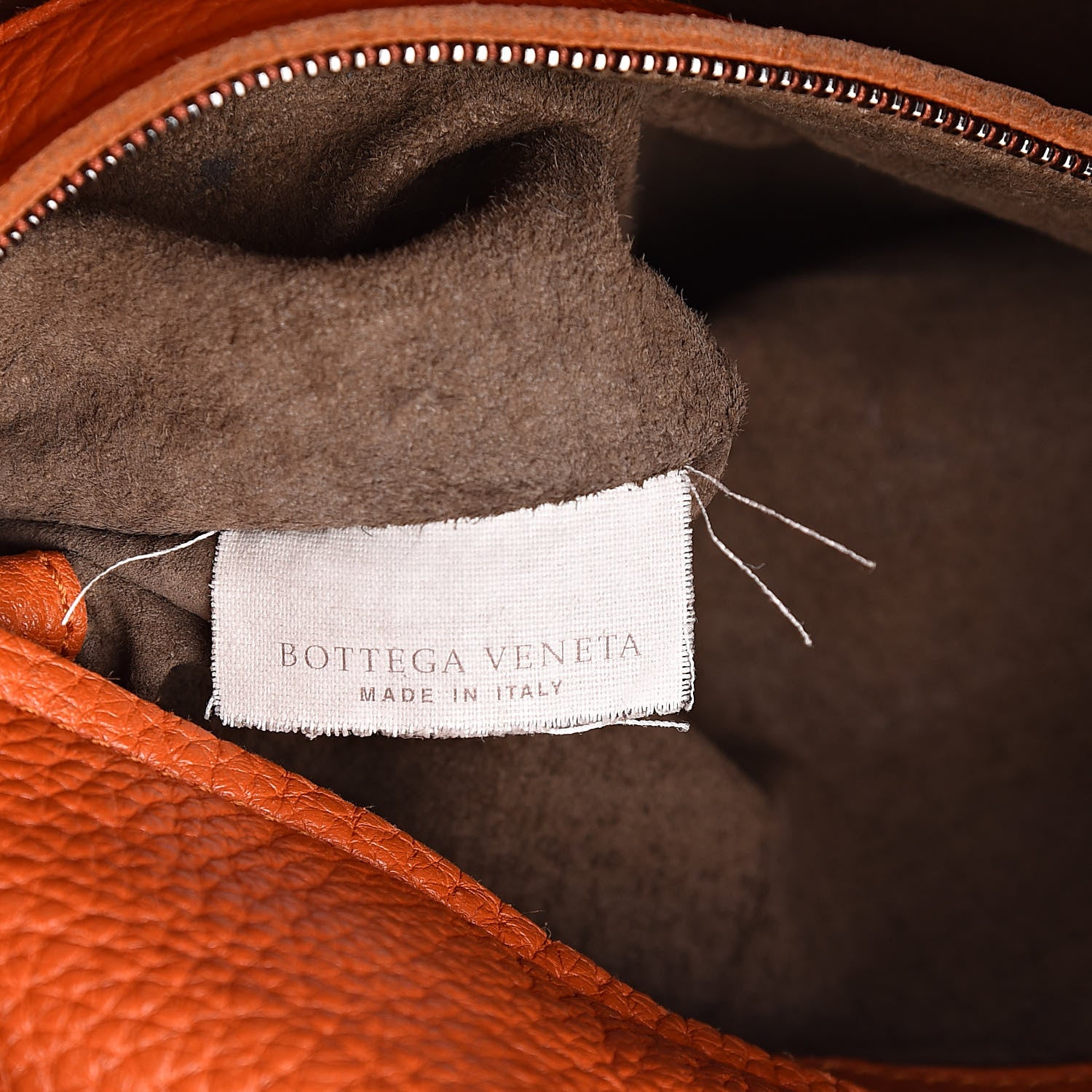 Bottega Veneta Cervo Deerskin Large Hobo Tangerine 6 of 19