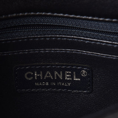 Chanel Metallic Lambskin Quilted Mini Rectangular Flap Navy 6 of 11