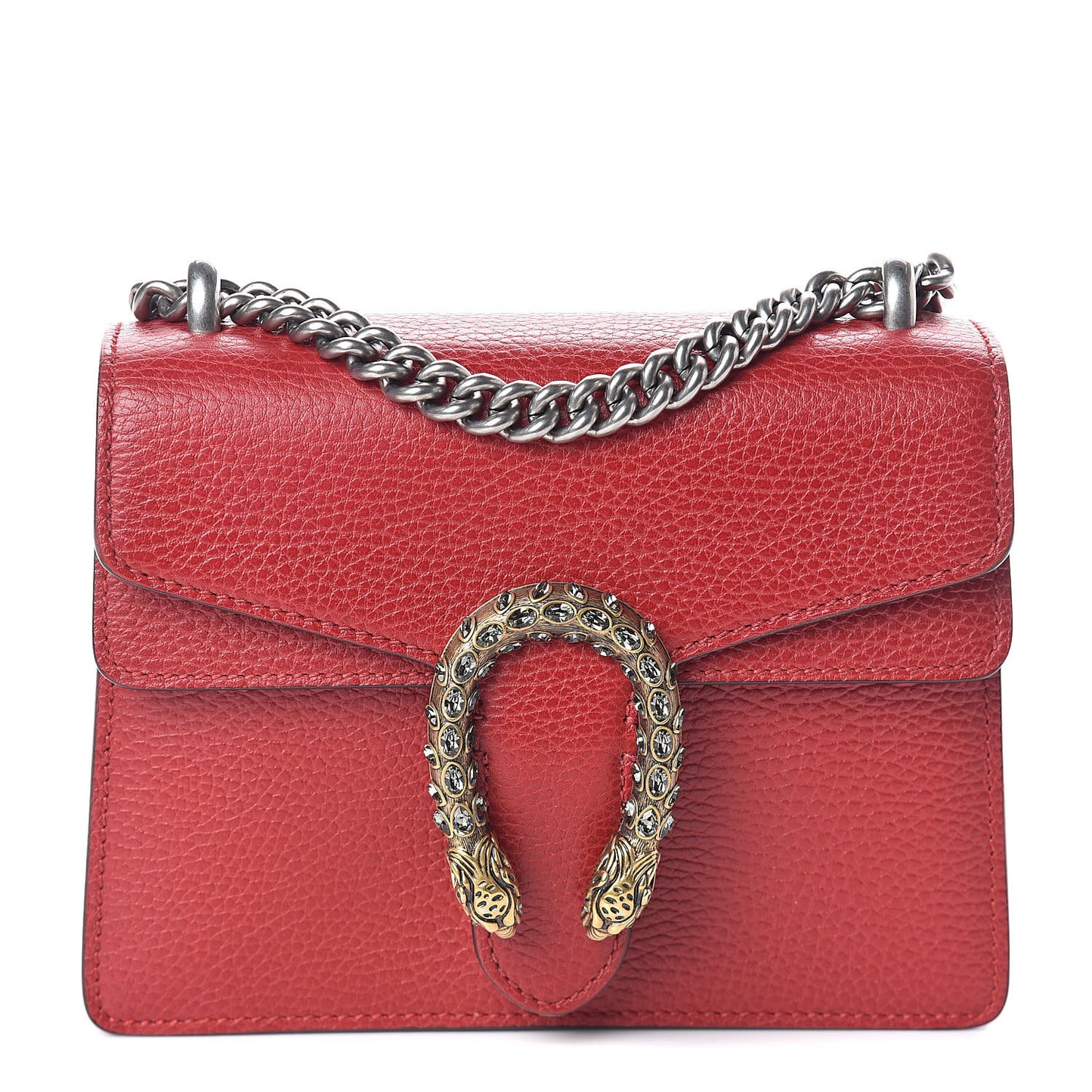 Calfskin Mini Dionysus Shoulder Bag Hibiscus Red