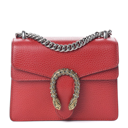 Gucci Calfskin Mini Dionysus Shoulder Bag Hibiscus Red 1 of 9