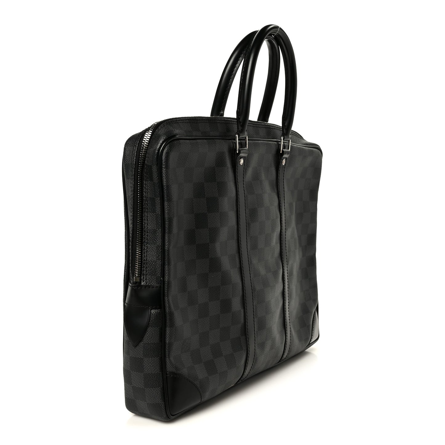 Damier Graphite Porte-Documents Voyage