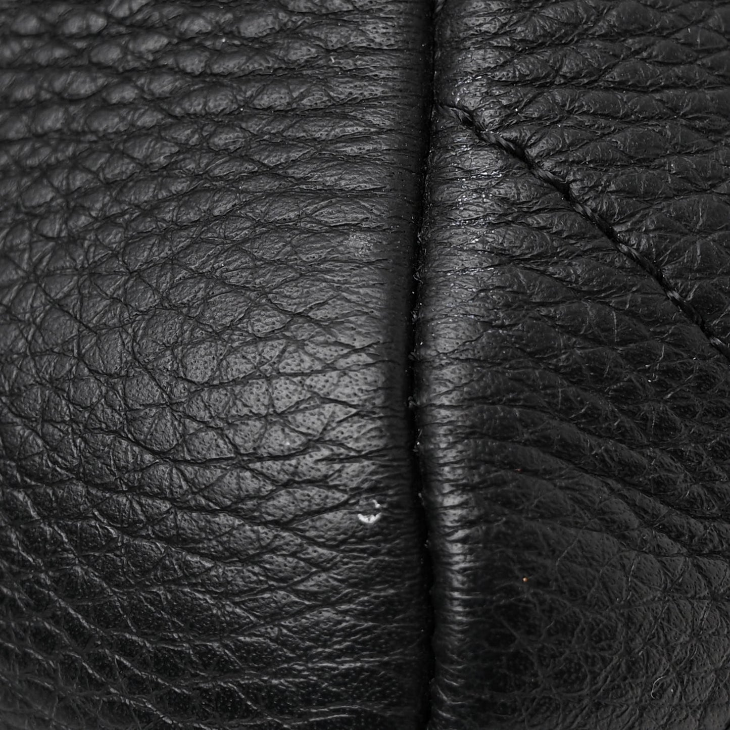 Bullskin Stitched Large Shopping Bag Black