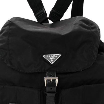 Prada Nylon Vela Medium Backpack Black 8 of 15