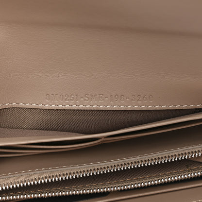 Fendi Vitello Liberty Century Lucido By The Way Continental Wallet Tortora 6 of 7