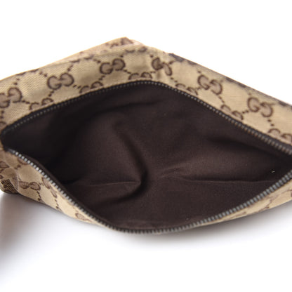Gucci GG Plus Monogram Web Double Pocket Belt Bag Dark Brown 5 of 11