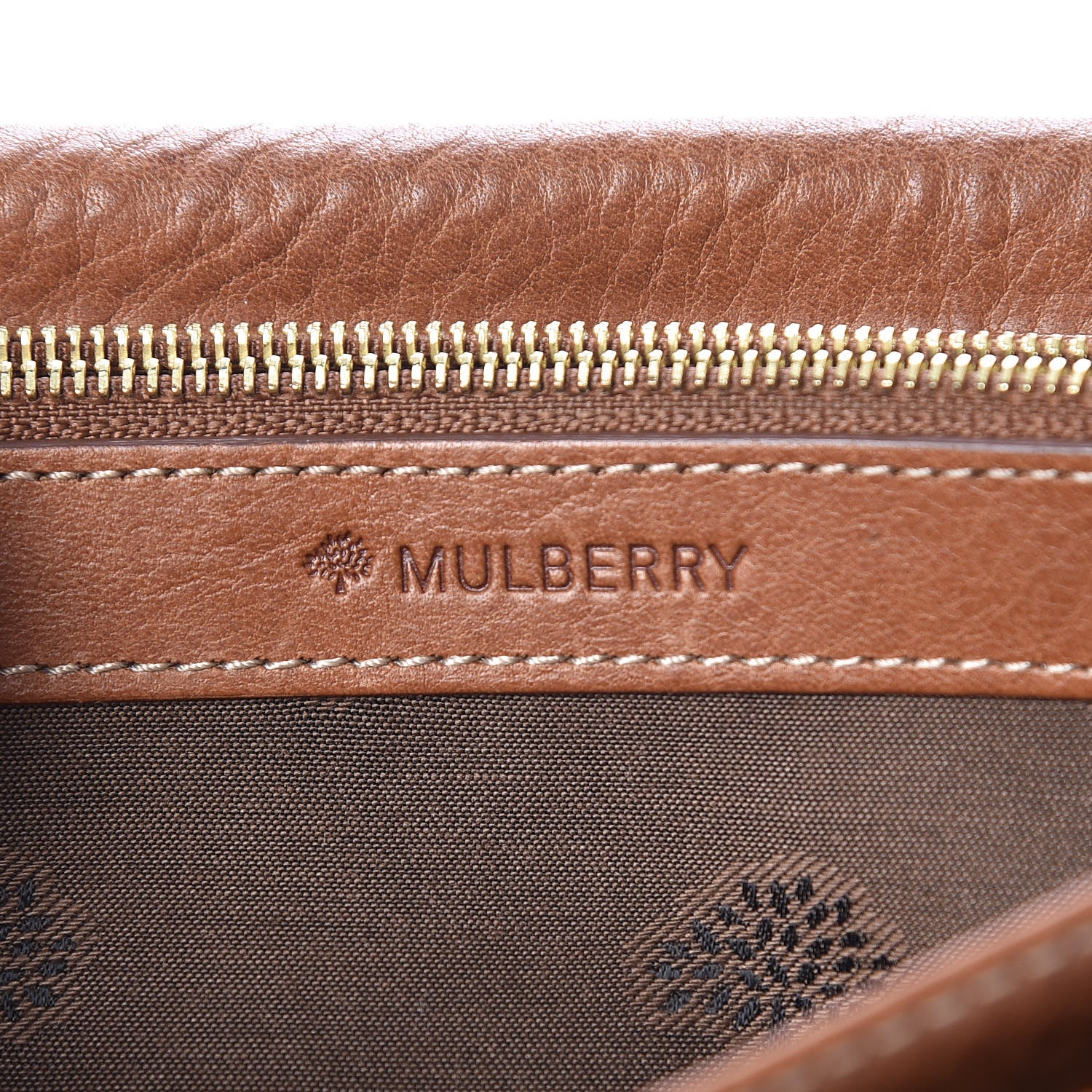 Mulberry Natural Vegetable Tanned Continental Wallet Oak 8 of 9