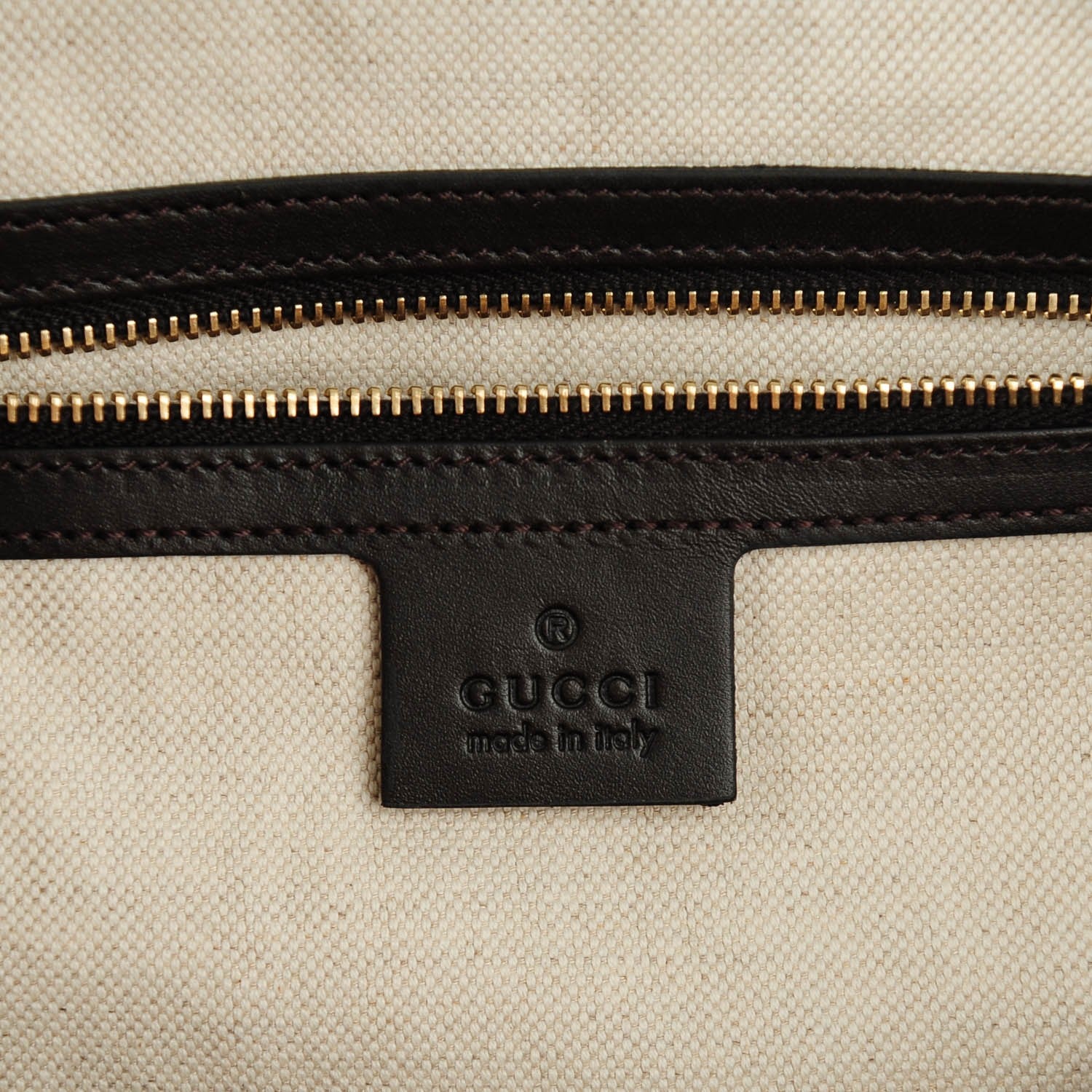Gucci Monogram Vintage Web Medium Boston Dark Brown 6 of 7