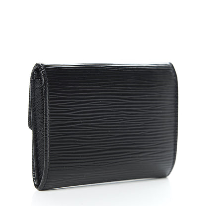 Louis Vuitton Epi Coin Purse Wallet Black 3 of 8